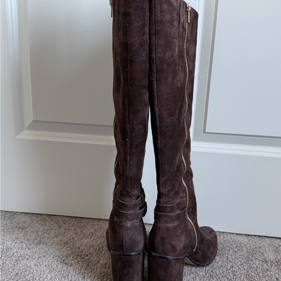 Calvin Klein Dark Brown  Knee High Boots - Picture 5 of 6